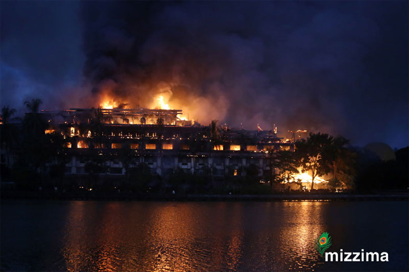 Death Toll Rises To Two In Kandawgyi Palace Hotel Fire Mizzima Myanmar News And Insight