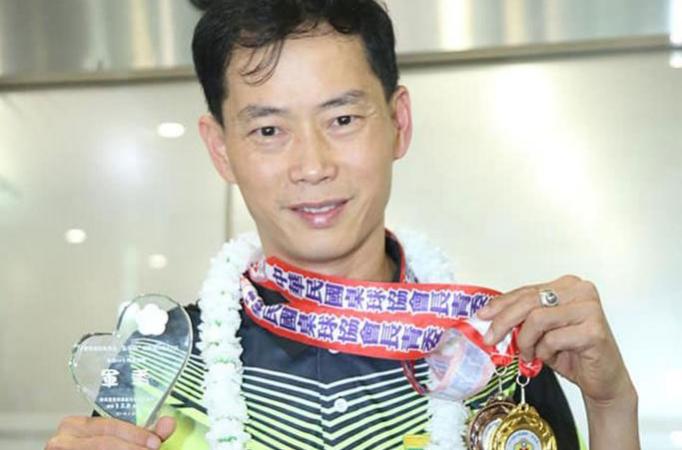 Myanmar player Kyi Myint. Photo: Myanmar Federation of Table Tennis