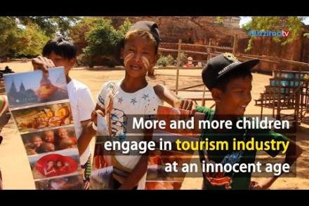 Embedded thumbnail for The child postcard sellers of old Bagan