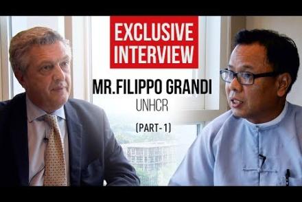 Embedded thumbnail for UNHCR chief appeals to Myanmar government to help IDPs, refugees