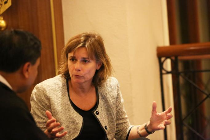 Swedish Minister for Development Cooperation Isabella Lövin. Photo: Hong Sar/Mizzima