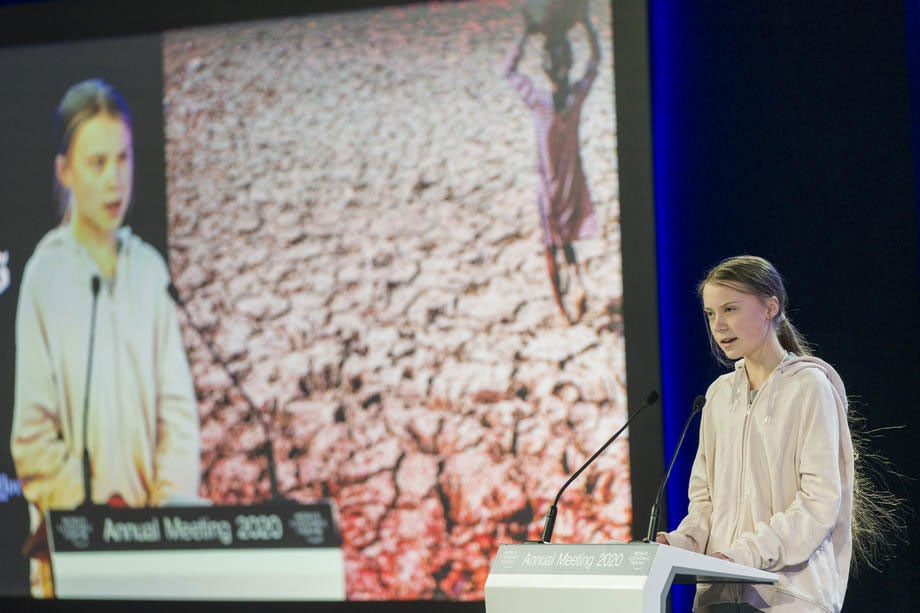 Greta Thunberg says climate demands 'completely ignored' at Davos ...