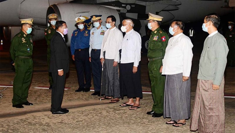 Min Aung Hlaing returns from Russia | Mizzima Myanmar News and Insight