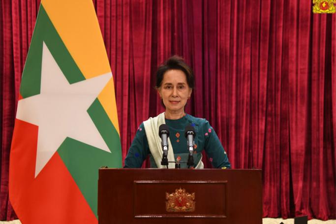 State Counsellor Aung San Suu Kyi. Photo: Myanmar State Counsellor Office/Facebook