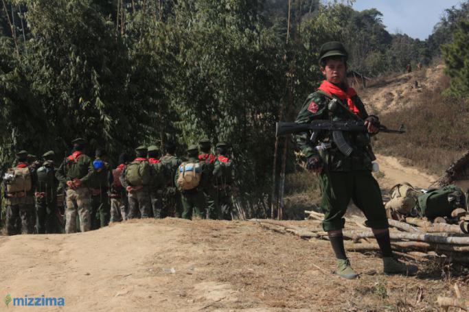 Ta’ang National Liberation Army (TNLA) soldiers. Photo: Mizzima
