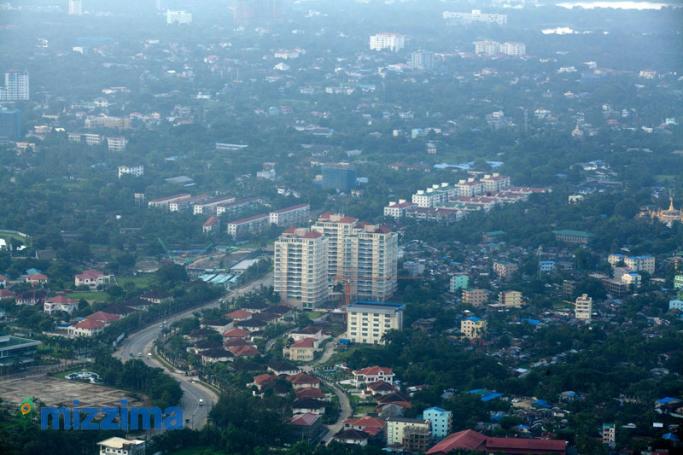 An aerial view of Yangon. Photo: Mizzima

