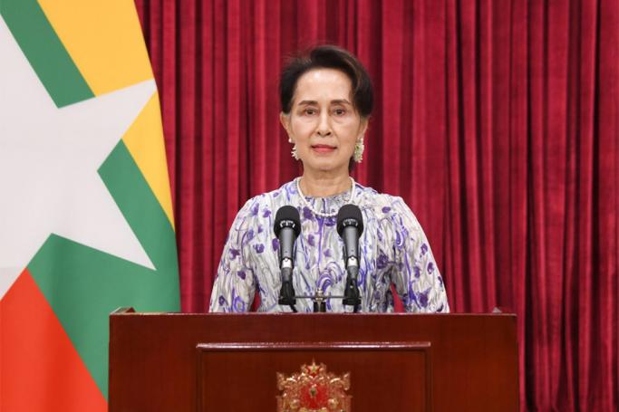 State Counselor Aung San Suu Kyi. Photo: Myanmar State Counsellor Office
