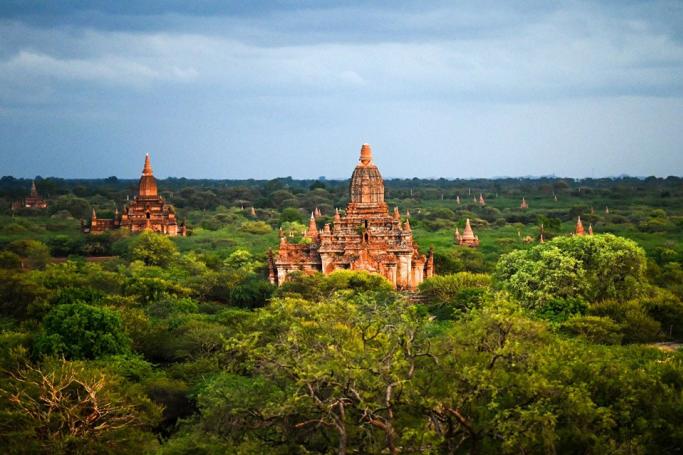 This photo shows a general view of ancient pagodas in Bagan on July 6, 2019. - The UNESCO World Heritage Committee on July 6 approved the registration of the ancient city of Bagan as a World Heritage site. Photo: Ye Aung Thu/AFP