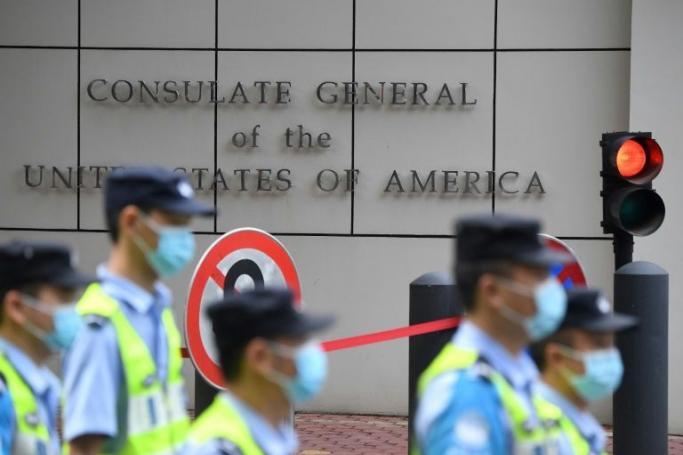 China's latest broadside comes days after a raft of new restrictions by Washington on staff working for Beijing's foreign missions (Photo: AFP)