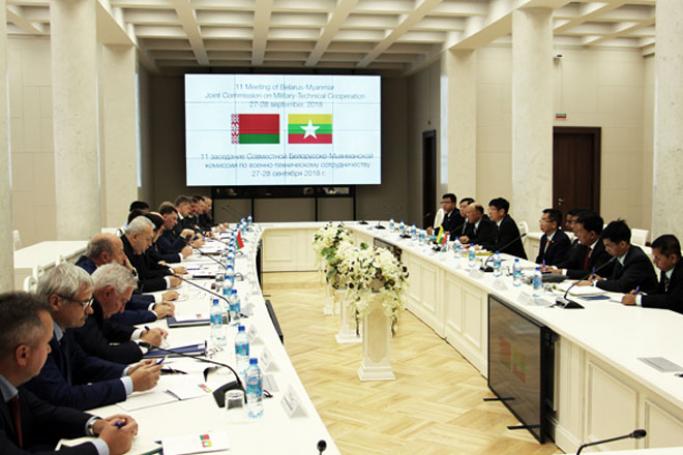 11th meeting of the joint Belarusian-Myanmar commission on military and technical cooperation on 27-29 September. Photo: vpk.gov.by