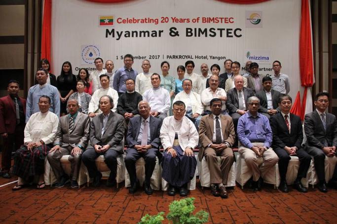 Parami Roundtable discussion on Myanmar and BIMSTEC at Park Royal hotel in Yangon, 1 September, 2017. Photo: Thura/Mizzima 
