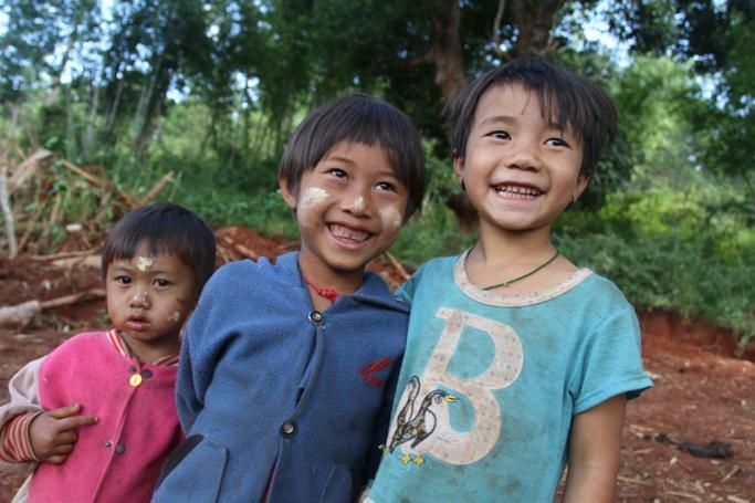 Myanmar children in Kayah State. Photo: Ye Min/Mizzima
