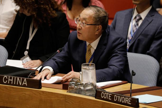 Chinese ambassador to the United Nations, Zhang Jun. Photo: EPA