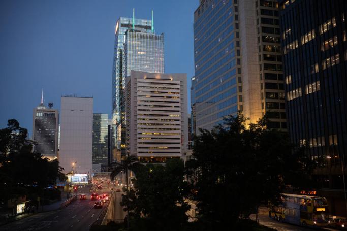 Office buildings stand in Central district, Hong Kong, China, 21 July 2020. Photo: EPA