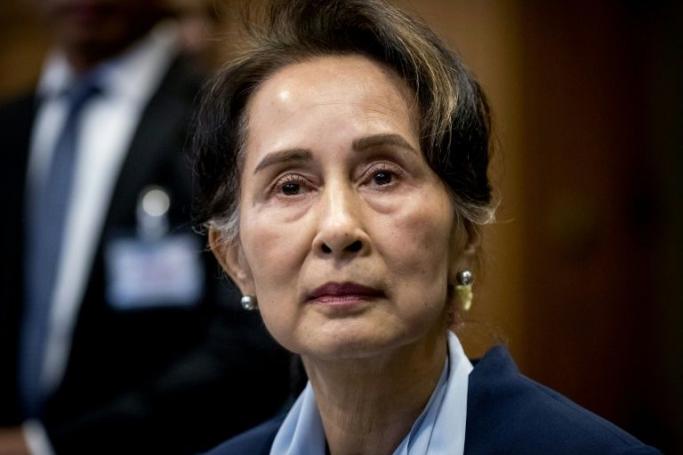 Aung San Suu Kyi no longer has the freedom of the City of London (AFP Photo/Koen Van WEEL) 