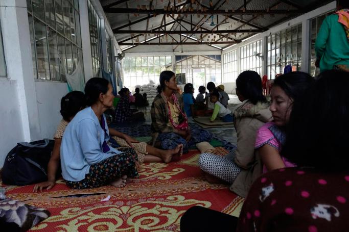 (File) Rakhine ethnic people, who fled from conflict areas, gather at the Dam Mar Yar Ma Monastery temporary camp in Dyi NyaWaddy Ward, Sittwe, Rakhine State, Myanmar, 29 December 2019. Photo: Nyunt Win/EPA