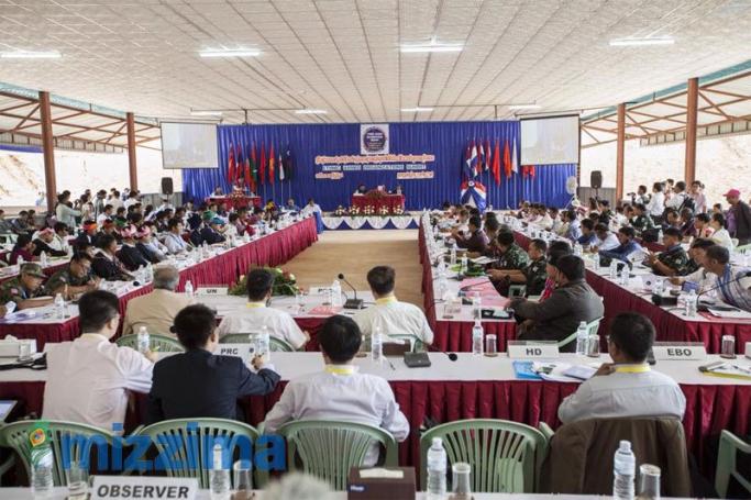 Ethnic armed organisations leaders held summit at KNU headquarters in Law Khee Lah, Kayin State on June 2, 2015. Photo: Hong Sar/Mizzima
