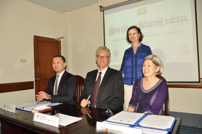 The Government of Finland signed a fund agreement with UNDP to support the agency’s work in Myanmar in the areas of democratic governance, local development and environmental sustainability. Photo: UNDP Myanmar
