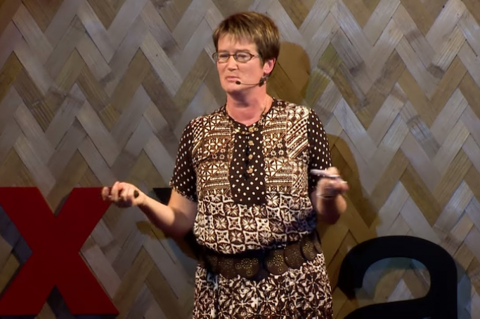 Former British ambassador Vicky Bowman. Photo: screen grab from TEDxYangon's YouTube