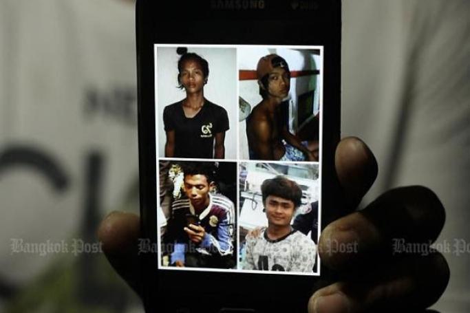 Four Myanmar migrant workers arrested over the murder of a 17-year-old female student in September claim they were tortured into confessing by Ranong police. (Photo by Pornprom Satrabhaya/Bangkok Post)
