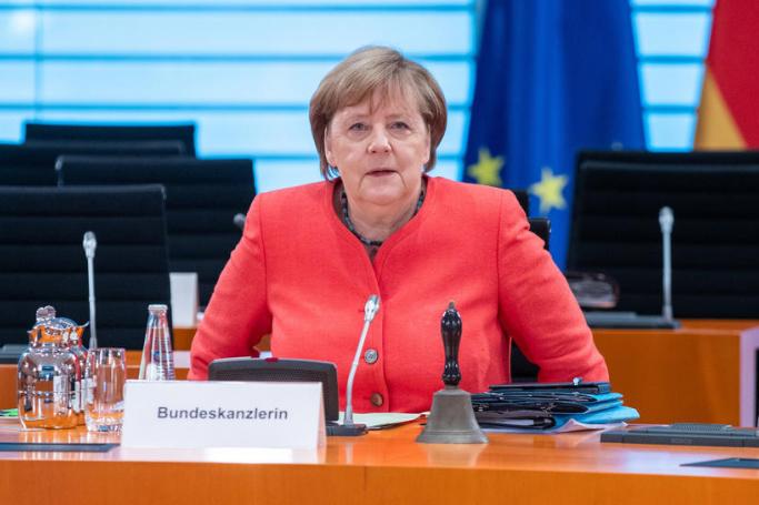 German Chancellor Angela Merkel during the weekly Cabinet Meeting in Berlin, Germany, 24 June 2020. Photo: EPA