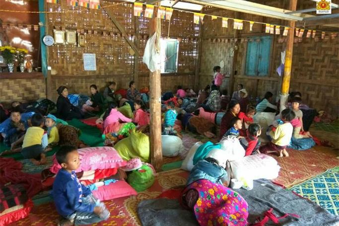Internally displaced persons in Muse. Photo: State Counsellor Office Information Committee
