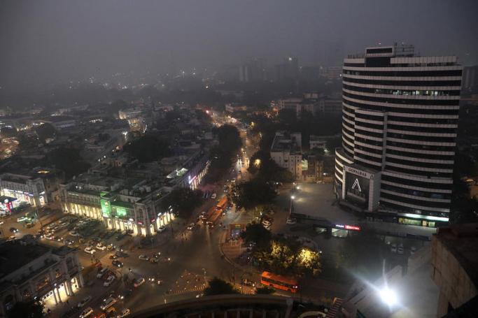 A view of buildings in New Delhi, India. Photo: EPA