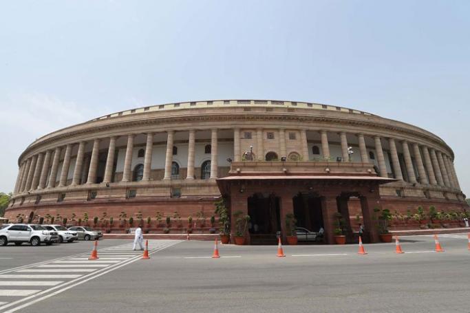 Indian parliament during 2015 Budget session Photo: EPA
