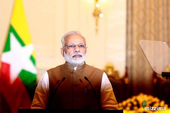Indian Prime Minister Narendra Modi. Photo: Min Min/Mizzima
