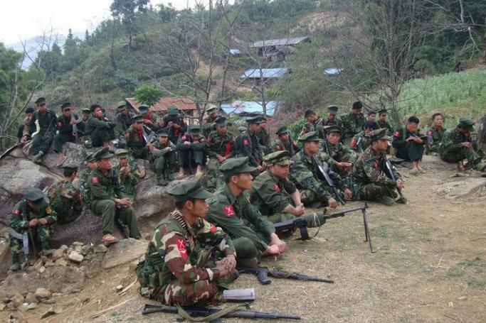 Kachin fighters preparing for a battle. Photo: Kachinland News
