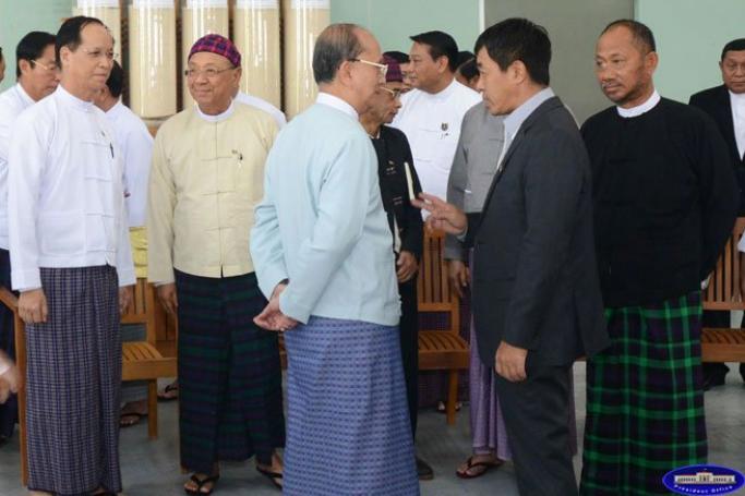 The Kachin Independence Organisation's meeting with the Myanmar government on March 16 is being viewed as a major breakthrough. Photo: President's Office
