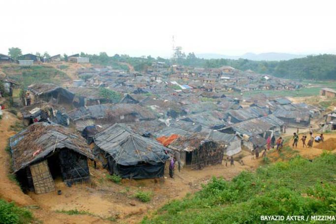 View of Kutupalong Rohingya refugee camp, Teknaf, Cox's Bazar in Bangladesh. Photo: Mizzima
