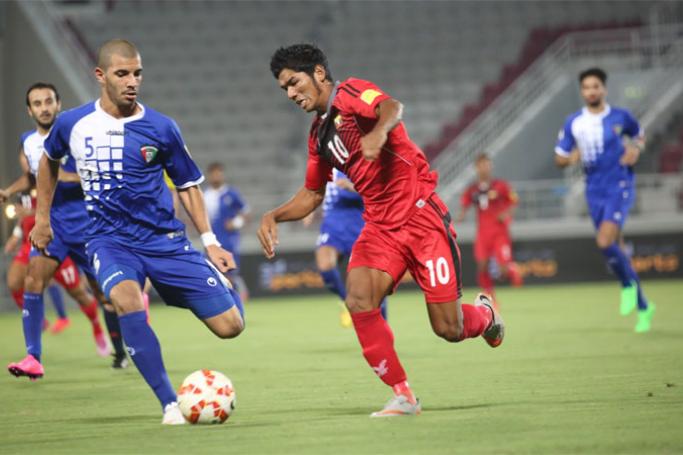 Kuwait's 9-0 win over Myanmar in FIFA World Cup qualifying, taken in Doha, Qatar on 3 September 2015. (Image courtesy of Myanmar Football Federation)
