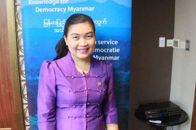 May Sabe Phyu, a director of Gender Equality Network, spoke to Mizzima about gender equality in Myanmar. Photo: Kim Sangmin for Mizzima