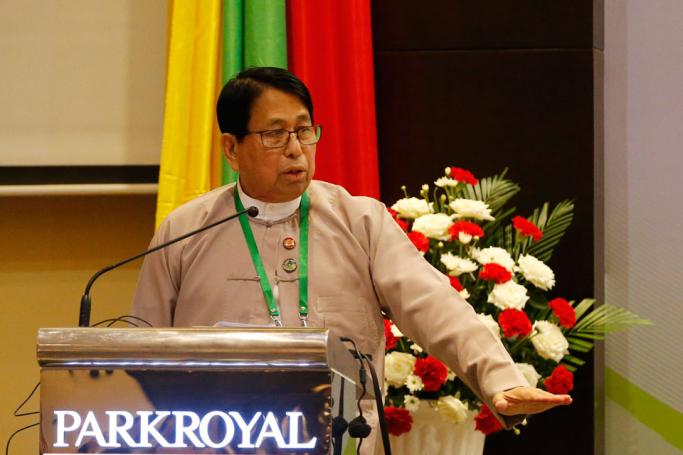 Myanmar's Minister of Information Minister Pe Myint. Photo: Hein Htet/EPA