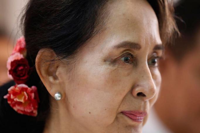 Myanmar State Counselor Aung San Suu Kyi. Photo: Nyein Chan Naing/EPA