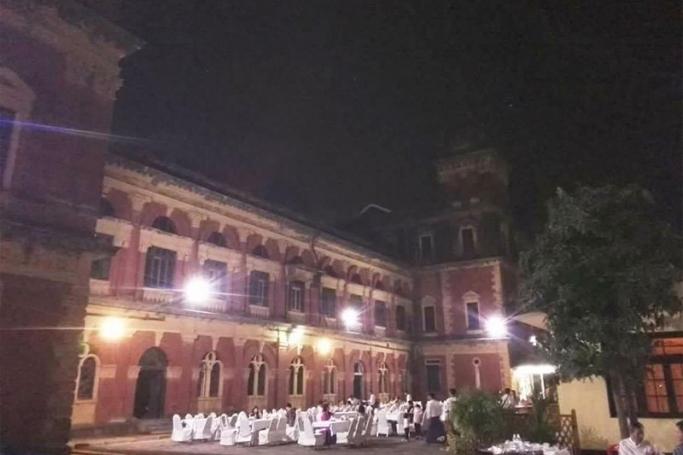 A party at the revered Secretariat Building as stirred controversy. Photo Credit: Aye Ne Win
