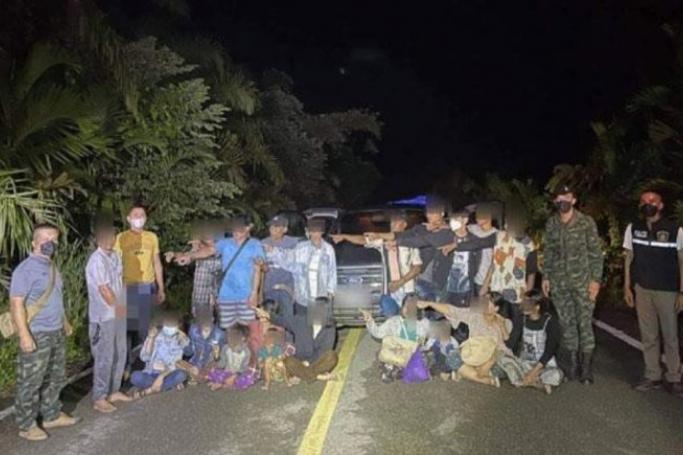 File Photo: Myanmar migrant workers were detained in Ranong on 20 September 2022