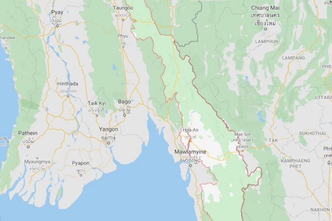 Karen State, Myanmar. Map: Google