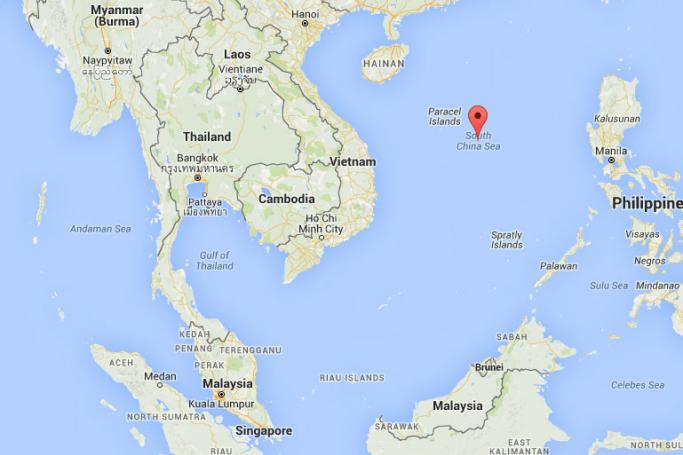 South China Sea map: Google
