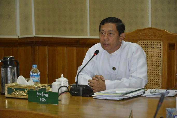 Union Solidarity and Development Party (USDP) Chairman Than Htay. Photo: USDP