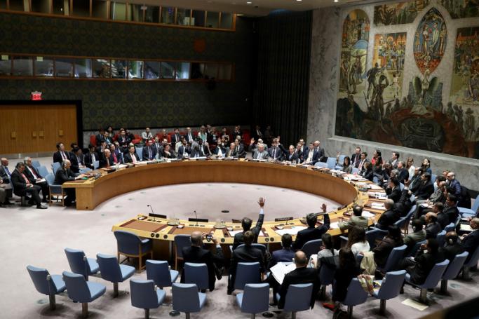 (FILE) United Nations Security Council meeting. Photo: EPA