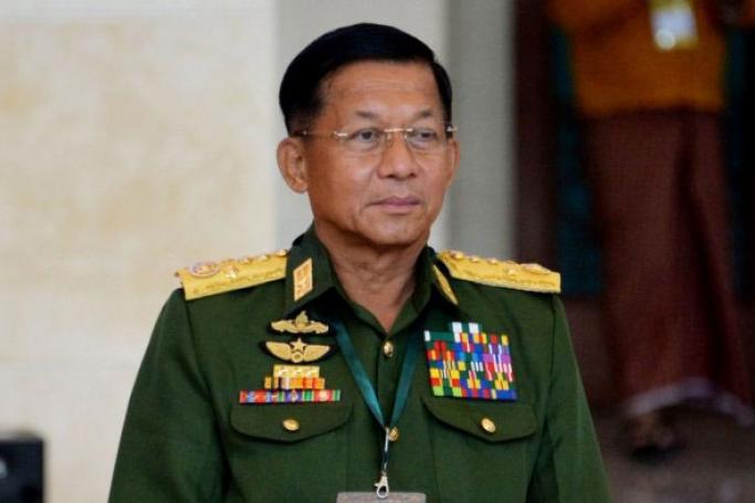 Myanmar's Military Commander-in-Chief Senior General Min Aung Hlaing. Photo: AFP