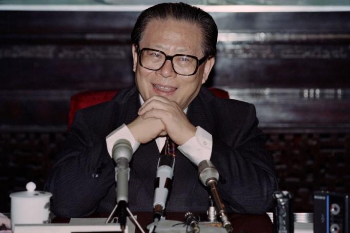 In this file photo taken on April 6, 1992 shows General Secretary of the Chinese Communist Party Jiang Zemin in Beijing. Photo: AFP