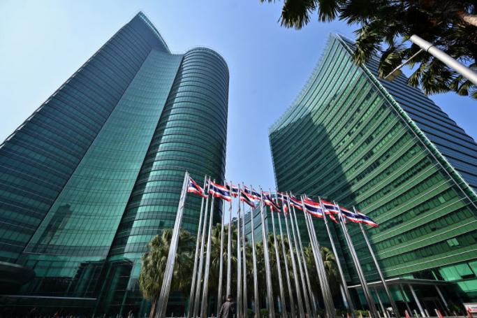  A view of the Energy Complex, housing the offices of the PTTEP, is seen in Bangkok. Photo: AFP
