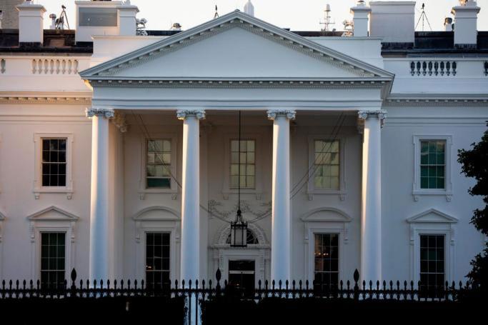 The north side of the White House is seen after dawn in Washington, DC, USA. Photo: EPA