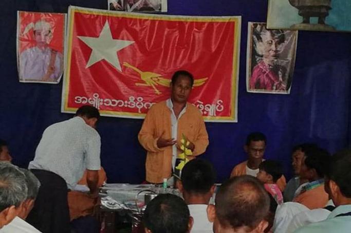 National League for Democracy's Ye Thein, party chairman in Buthidaung township. Photo from U Ye Thein's Facebook Page
