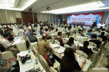 6th Media Development Conference at Chatrium Hotel in Yangon on Thursday. Photo: Thura/Mizzima
