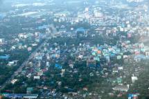 An aerial view of Yangon. Photo: Hong Sar/Mizzima
