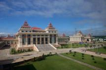 A general view of the Myanmar Parliament complex in Naypyitaw, Myanmar. Photo: Hein Htet/EPA
